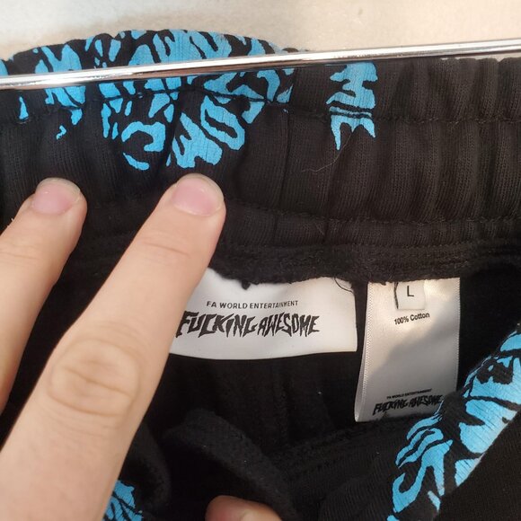 F*cking Awesome Sweatpants Black Size L - Picture 4 of 4